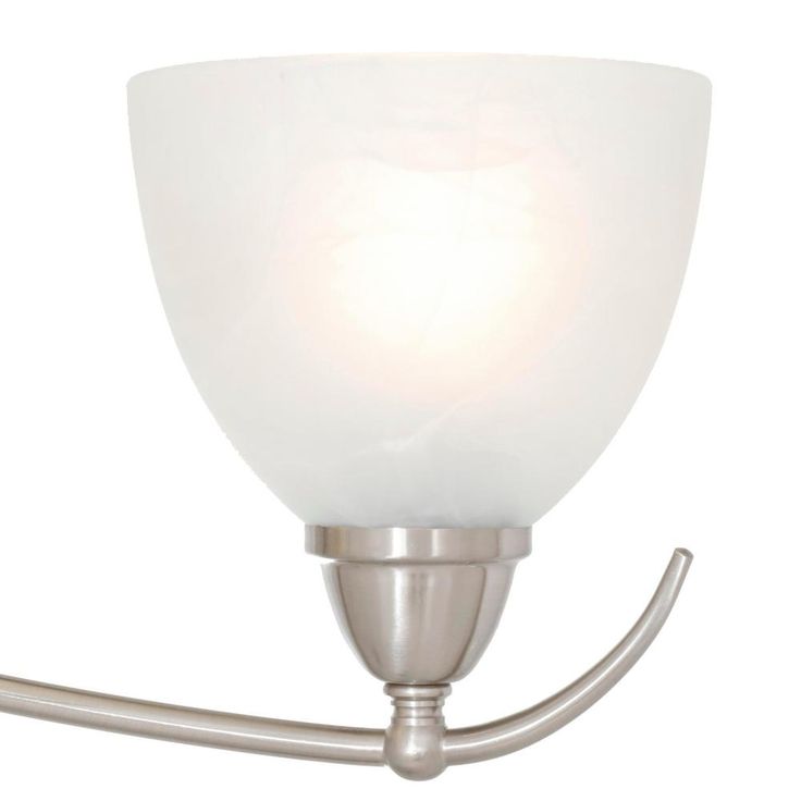 5-Light Brushed Nickel Bath and Vanity Light