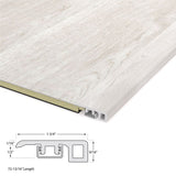 CALI Legends Saltwater Oak Vinyl Accessories Threshold Saltwater Oak 0.47-in T x 1.73-in W x 72.83-in L Vinyl Threshold