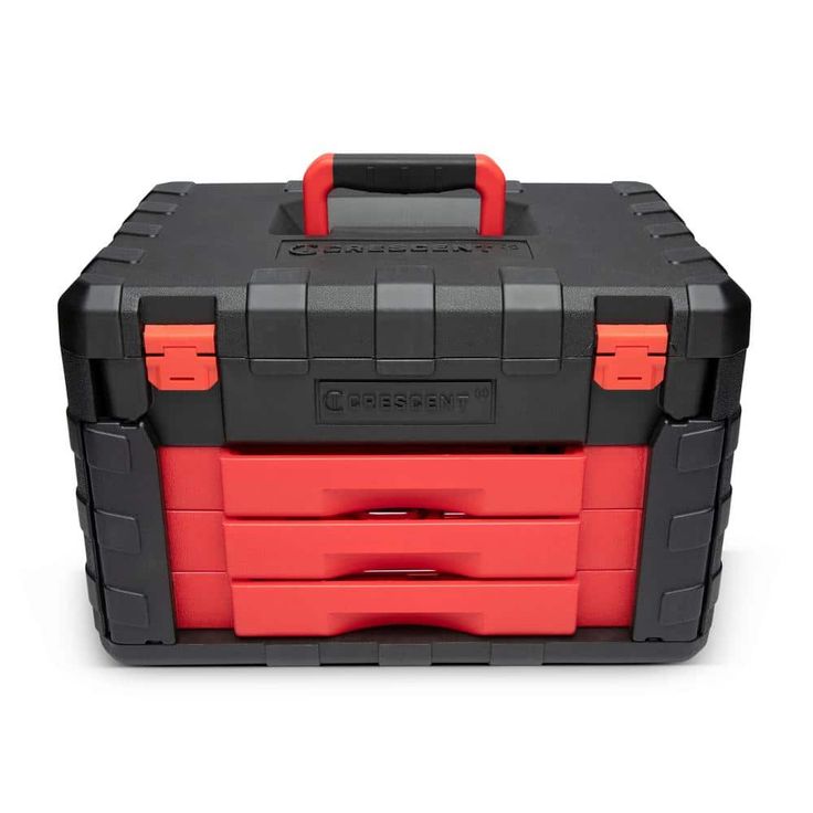 Crescent 1/4 in., 3/8 in., and 1/2 in. Drive SAE/Metric Mechanics Tool Set with 3-Drawer Storage Case (229-Piece)