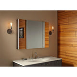 Verdera 40 in. W x 30 in. H Recessed Medicine Cabinet in Anodized Aluminum
