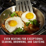 Premier 5 qt. Stainless Steel Saute Pan with Glass Lid
