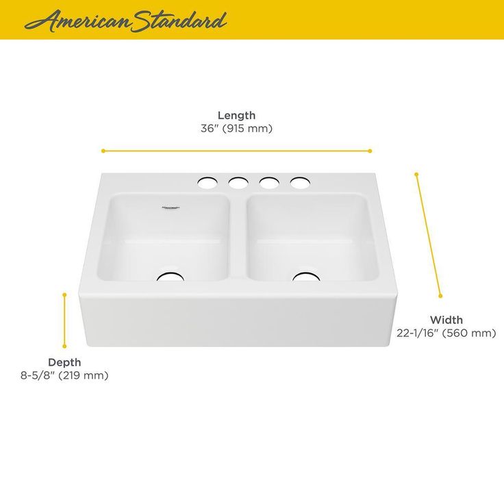 Delancey Farmhouse Apron Front Cast Iron 36 in. 4-Hole Double Bowl Kitchen Sink in Brilliant White