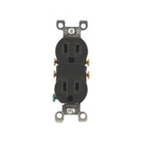15 Amp Residential Grade Grounding Duplex Outlet, Ivory (10-Pack) - Super Arbor