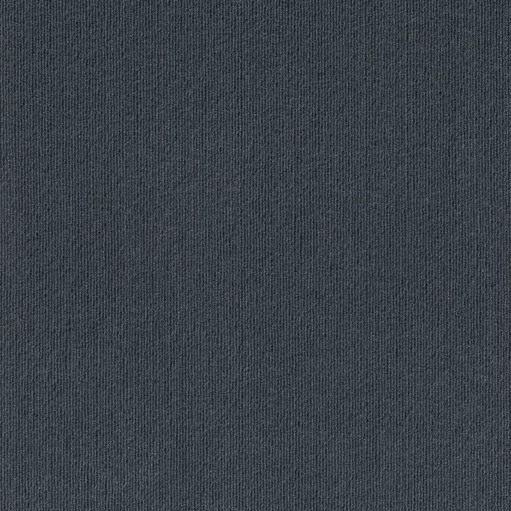 Foss Peel and Stick First Impressions Chestnut Ribbed Texture 24 in. x 24 in. Commercial Carpet Tile (15-tile / case)