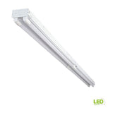 8 ft. 4-Light T8 Industrial LED White Strip Light with 1800 Lumen DLC Flex Tubes 3500K - Super Arbor