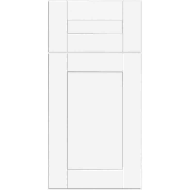 Home Decorators Collection Washington Vesper White Plywood Shaker Assembled Vanity Sink Base Kitchen Cabinet Sft Cls 36 in W x 21 in D x 34.5 in H