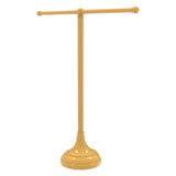 Allied Brass Vanity Top 2 Arm Guest Towel Holder in Unlacquered Brass