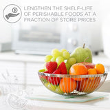6 Tray Countertop Digital Food Dehydrator Drying Machine Preset Temperature Settings, Auto Shutoff Timer