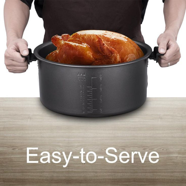 8 Qt. Stainless Steel Electric Pressure Cooker with Built-In Timer