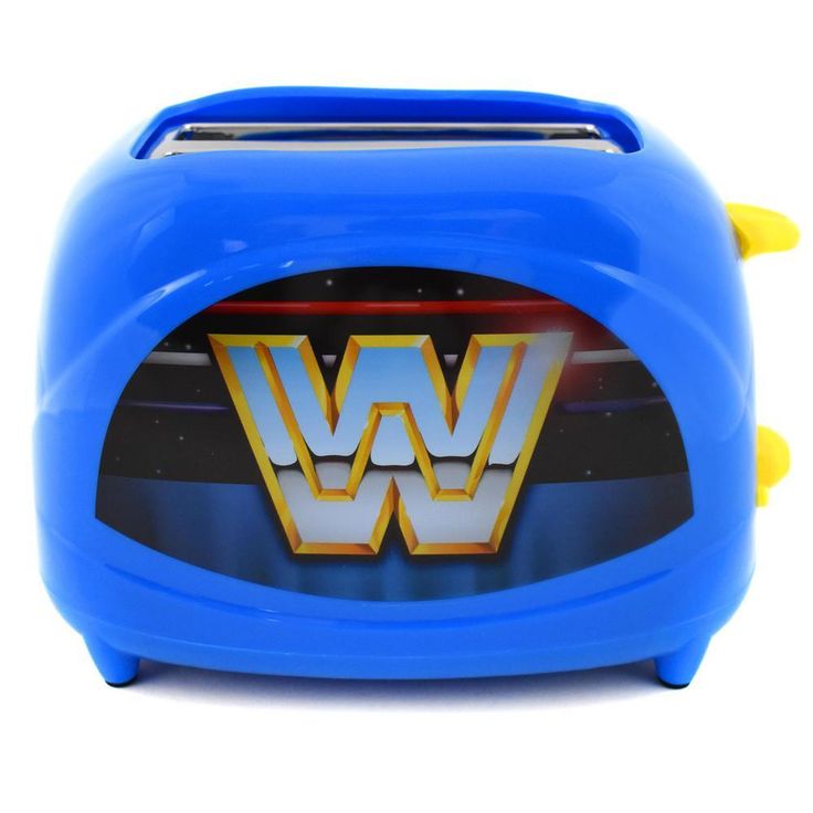 Blue WWE Retro Two-Slice Toaster -- 600 Watts