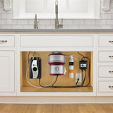 InSinkErator Evolution Supreme SS Stainless Steel 1 HP Continuous Feed Garbage Disposal with Power Cord Kit Included - Super Arbor