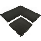 Greatmats Sport Plus Designer Black 2 ft. x 2 ft. x 0.39 in. Interlocking High Density Foam Floor Tiles (Case of 25)