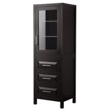 Daria 24 in. W x 71-1/4 in. H x 20 in. D Bathroom Linen Storage Tower Cabinet in White - Super Arbor