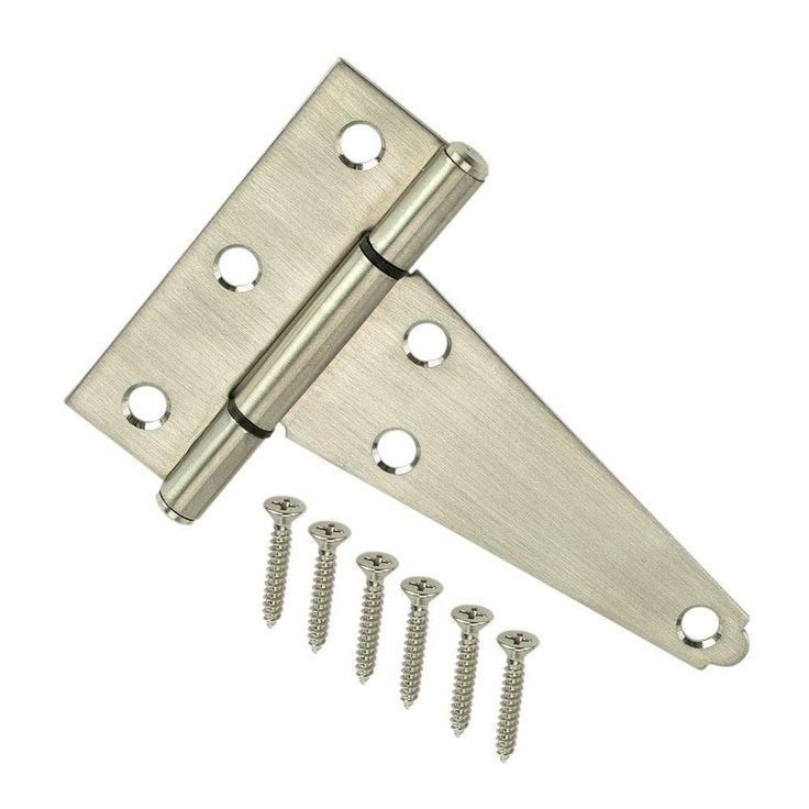 Everbilt 4 in. Stainless Steel Heavy-Duty Gate Tee Hinge