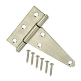 Everbilt 4 in. Stainless Steel Heavy-Duty Gate Tee Hinge