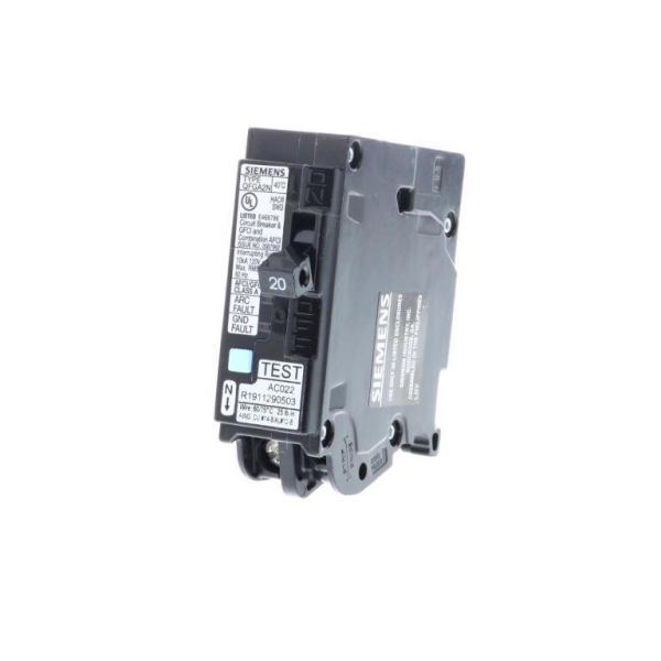 20 Amp 1-Pole Dual Function (CAFCI/GFCI) Plug-On Neutral Circuit Breaker - Super Arbor