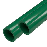 1-1/4 in. x 5 ft. Green Furniture Grade Schedule 40 PVC Pipe (2-Pack) - Super Arbor