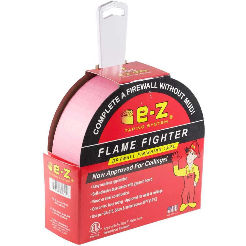 2 in. x 250 ft. Fire Tape Mudless Drywall Joint Tape - Super Arbor