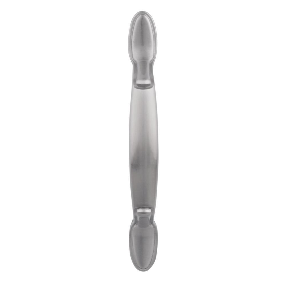 Decorative 3 in. (76mm) Center-to-Center Satin Nickel Spoon Foot Drawer Pull (10-Pack) - Super Arbor