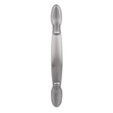 Decorative 3 in. (76mm) Center-to-Center Satin Nickel Spoon Foot Drawer Pull (10-Pack) - Super Arbor