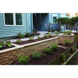 Oldcastle Tango 4 in. x 12 in. x 6 in. Brown/Buff Concrete Garden Wall Block (144 Pieces / 48 Face ft. / Pallet) - Super Arbor