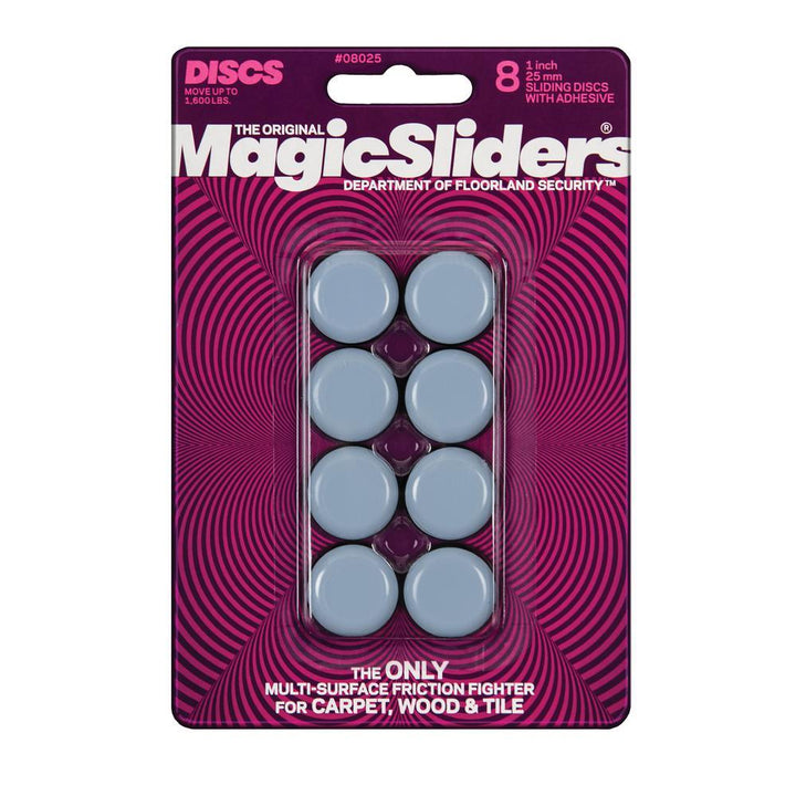 1 in. Round Sliding Discs (8-Pack)