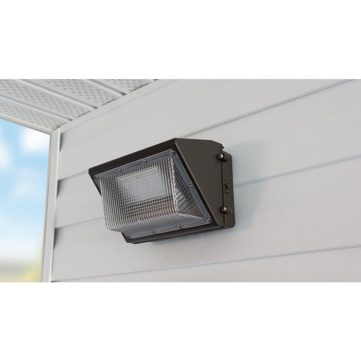 750-Watt Equivalent Integrated Outdoor LED Wall Pack, 11500 Lumens, 5000K, Dusk to Dawn Outdoor Security Light