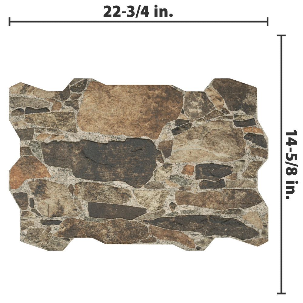 Merola Tile Rambla Arena 15-3/4 in. x 23-3/4 in. Porcelain Floor and Wall Tile (16 sq. ft. / Case)
