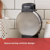 7.25 in. Silver Belgian Waffle Maker