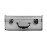 10.75 in. Smooth Silver Aluminum Tool Case with Foam - Super Arbor
