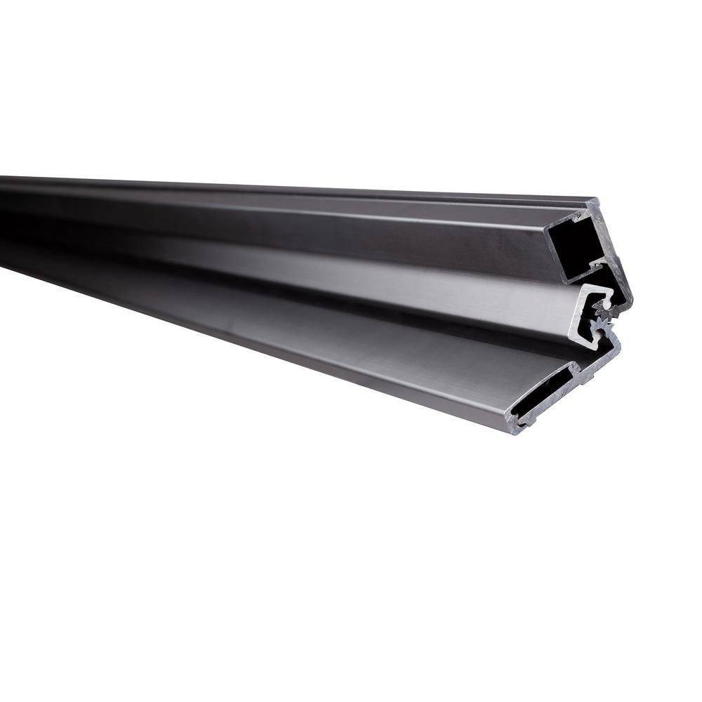 83 in. Full Surface Continuous Hinge Heavy Duty Limted Frame in Aluminum - Super Arbor