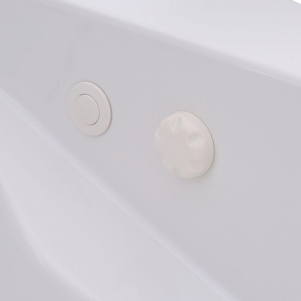 Cadet 60 in. x 42 in. Reversible Whirlpool Tub in White - Super Arbor
