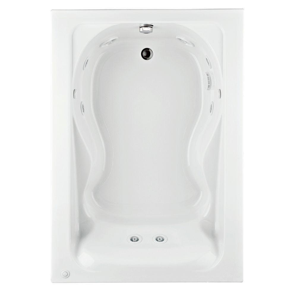 Cadet 60 in. x 42 in. Reversible Whirlpool Tub in White - Super Arbor