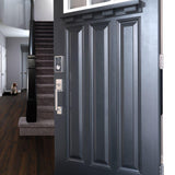 Century Touch Electronic Door Lock Deadbolt and Georgian Knob in Matte Black - Super Arbor