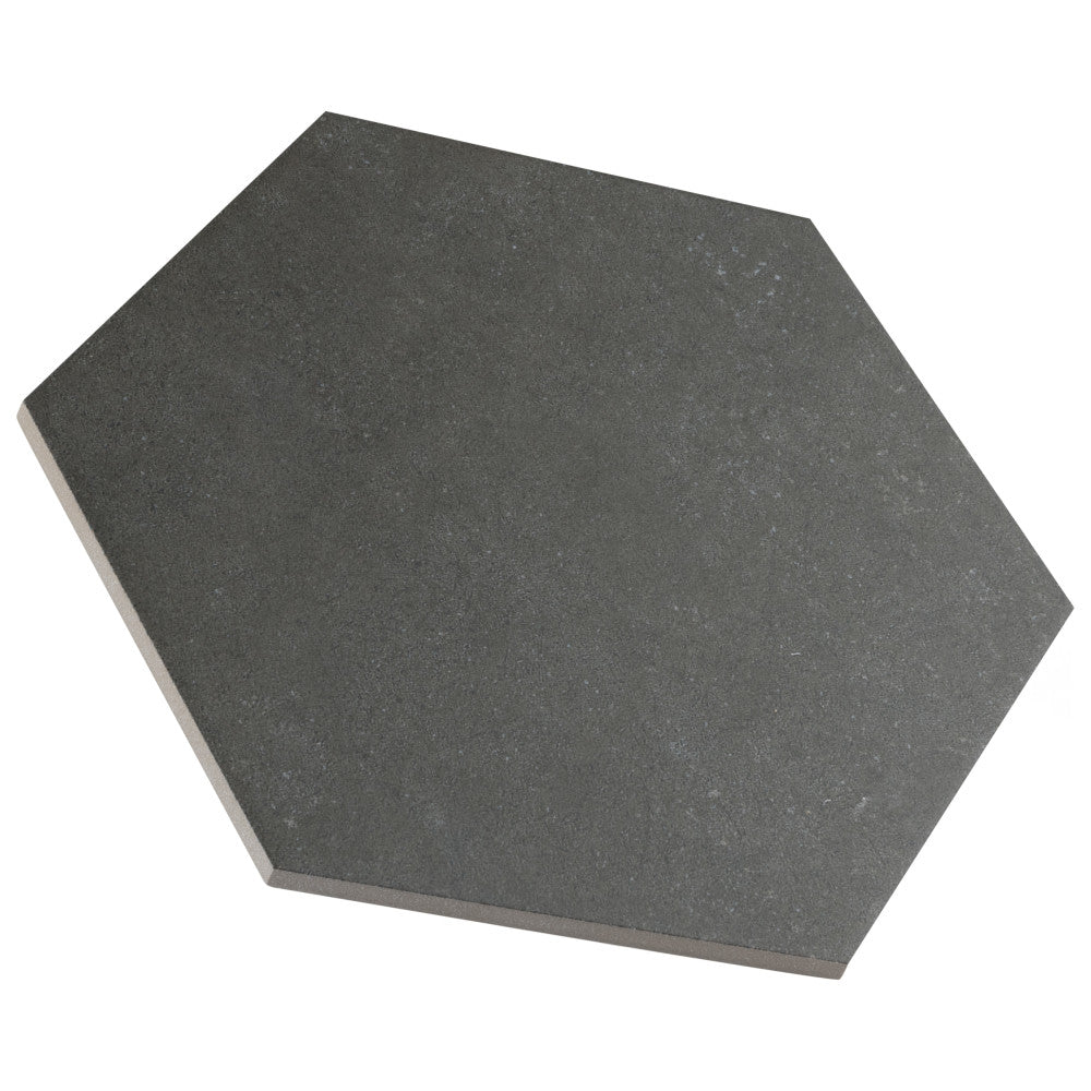 Merola Tile Vintage Hex Marengo 8-5/8 in. x 9-7/8 in. Porcelain Floor and Wall Tile (11.56 sq. ft. per case)