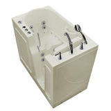 Nova Heated 5 ft. Walk-In Air and Whirlpool Jetted Tub in White with Chrome Trim - Super Arbor