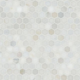 MSI Greecian White Mini Hexagon 12 in. x 12 in. x 10mm Polished Marble Mesh-Mounted Mosaic Tile (10 sq. ft. / case)