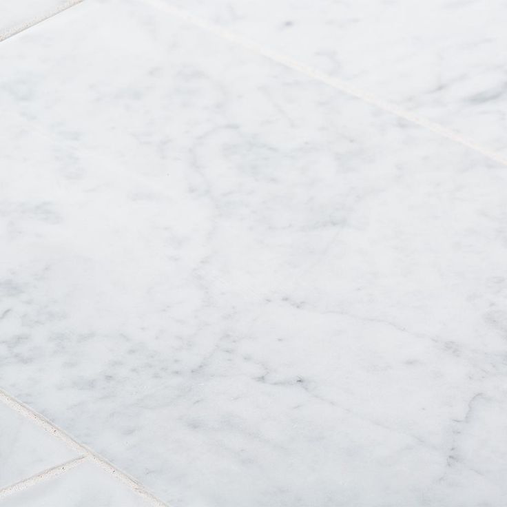 Jeffrey Court Carrara White 6 in. x 12 in. Honed Marble Wall and Floor Tile (1 sq. ft. / pack)