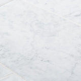 Jeffrey Court Carrara White 6 in. x 12 in. Honed Marble Wall and Floor Tile (1 sq. ft. / pack)