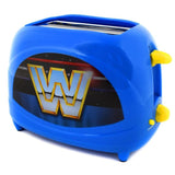 Blue WWE Retro Two-Slice Toaster -- 600 Watts