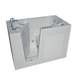 Nova Heated 5 ft. Walk-In Air and Whirlpool Jetted Tub in White with Chrome Trim - Super Arbor