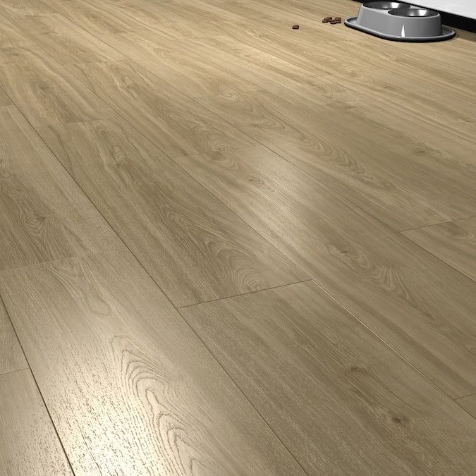 STAINMASTER Sunnyview Hickory 10-mm T x 7-1/2-in W x 50-in L Waterproof Wood Plank Laminate Flooring (21.06-sq ft / Carton)