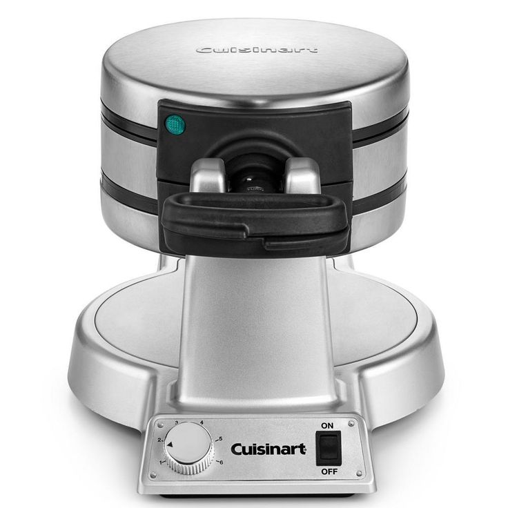 1400 W 2-Waffle Stainless Steel Flip Belgian Waffle Maker