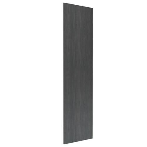Cambridge 96-in W x 24-in H x 2-in D Carbon Marine Wood Engineered Wood Door Base Stock Cabinet