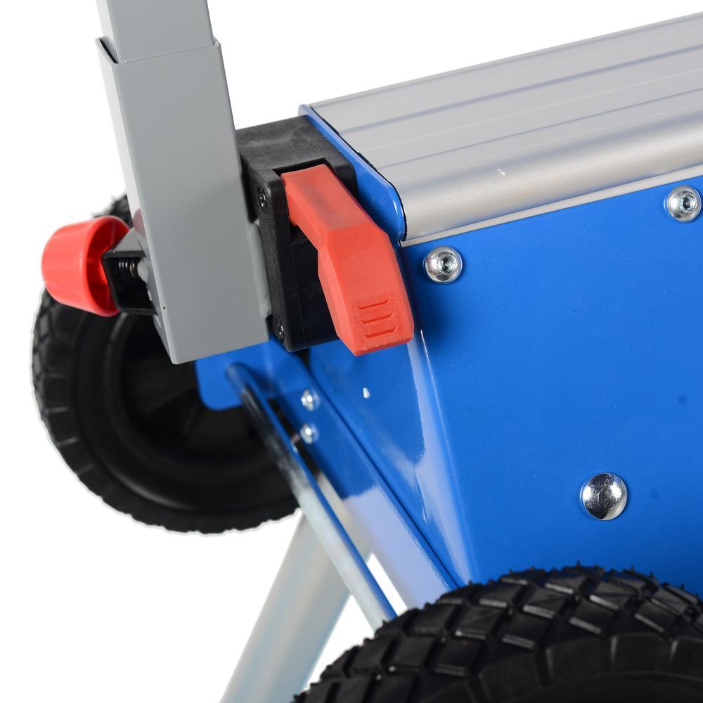 45-1/4 in. Miter Saw Stand with Aluminium Top - Super Arbor