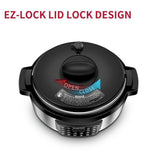 8 Qt. Stainless Steel Electric Pressure Cooker with Built-In Timer