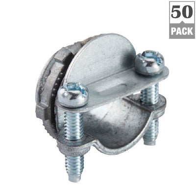 3/8 in. Flexible Metal Conduit (FMC) Clamp Combination Connector (50-Pack) - Super Arbor
