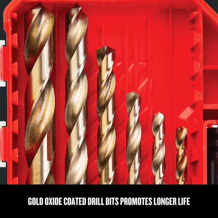 CRAFTSMAN 14-Piece Assorted Gold Ferrous Coated HSS Twist Drill Bit Set