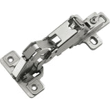 2 in. x 0.5 in. Bright Nickel 165 Degree Opening Euro Full Overlay Hinge