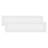 1 ft. x 4 ft. 40-Watt 5000K White Integrated Ceiling LED Flat Panel Light (2-Pack)